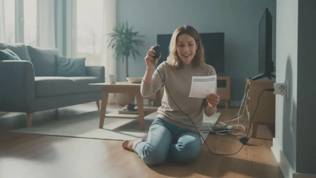 Zufällig den Stecker gezogen – die nächste Stromrechnung hat sie positiv überrascht