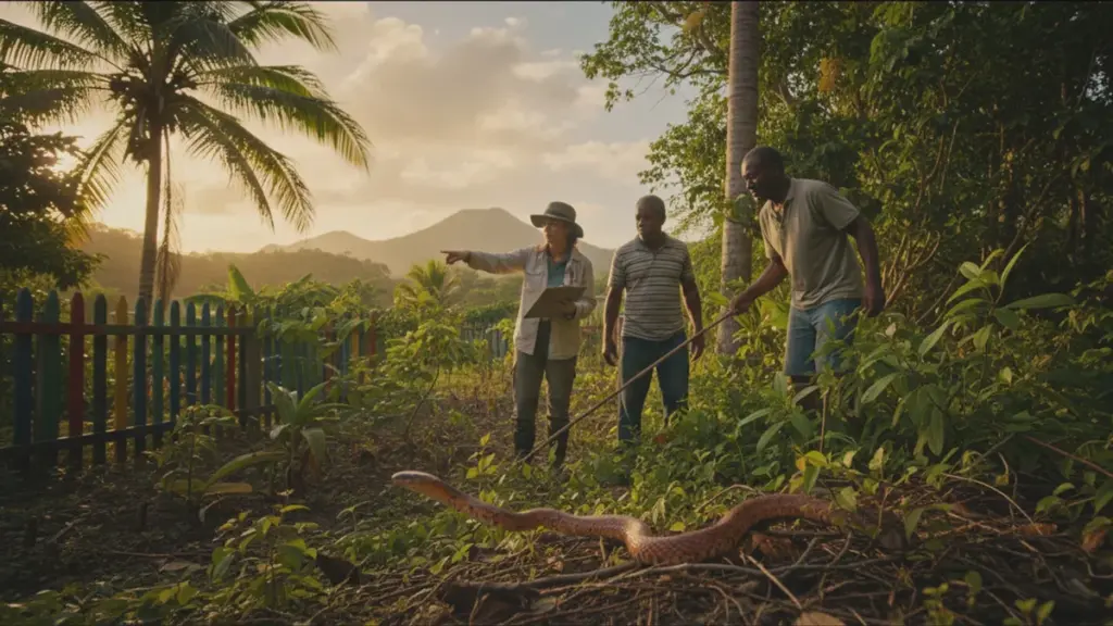 Warum die Bewohner Guadeloupes nach einer seltenen Schlange suchen, die fast verschwunden ist