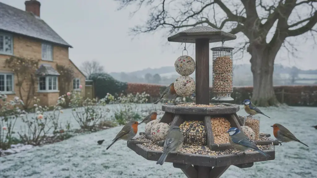 Wie die Briten Vögel im Winter füttern: eine einfache Methode, die bei uns noch fehlt